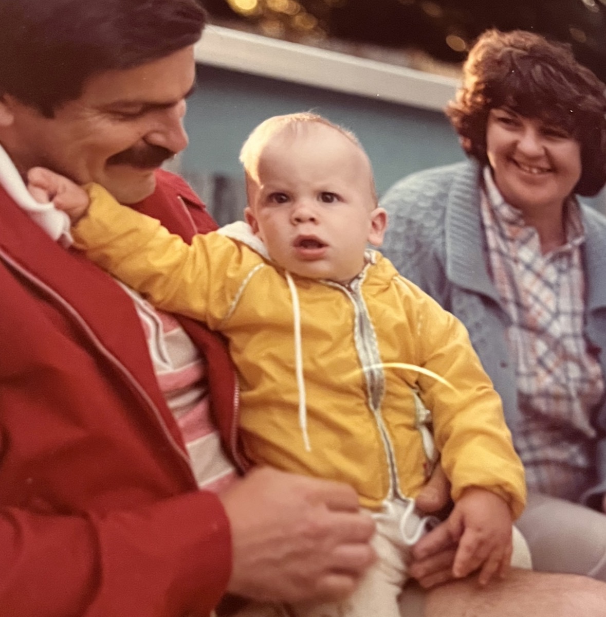 Baby Mike with Mom & Dad